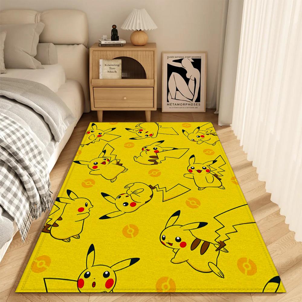 Модный коврик для прихожей Кухонный ковер Ковры для гостиной Декор P-pikachu Супервпитывающий коврик для ванной Коврики для ванной Балконная дверь