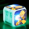 Аниме Dragon Ball Цифровые часы Сон Гоку Гохан Веджета Маджин Буу Броли Бульма Тракс Будильник Фигурка Детские Светящиеся Игрушки Кукла
