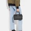 Coach Rowan 25 Classic Monogram Zip Closure Coated Canvas And Leather Briefcase Handheld Shoulder Crossbody Bag Medium Women bags Black CH280-SVTSQ