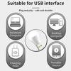 Fonken Portable USB Light Plug Book Light LED Lamp USB Book Lamp LED Eye Protection Light Mini Night Light