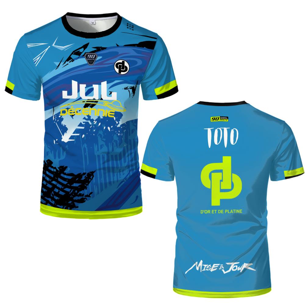 Summer Hot Selling Jerseys kid/Adult Shirts O-Neck Loose And Breathable Quick Drying Men Women 90 Series Tee