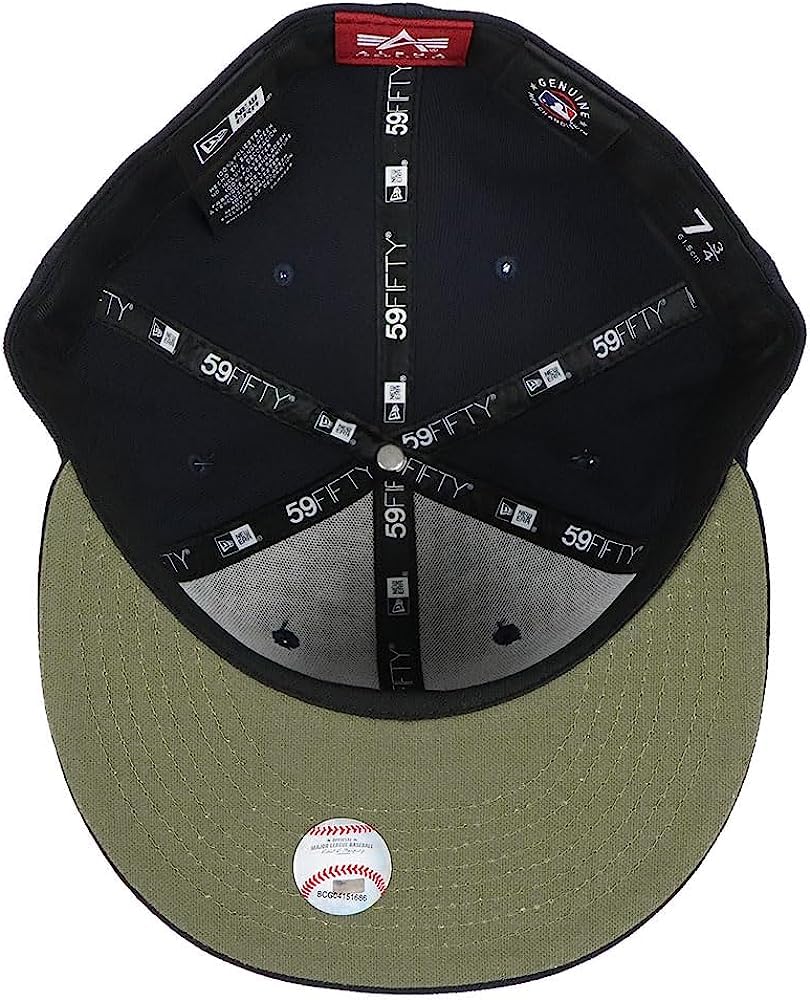 Кепка New Era NEW ERA 59FIFTY New York Yankees MLB BASEBALL CAP Alpha ALPHA Industries Brand Collaboration 7 Men's 1/2 (59,6 см) [Элемент]