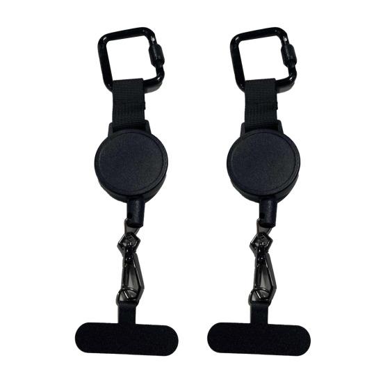 Телефонный шнур с защитой от кражи и зажимом для ремня, выдвижной стальной шнур, универсальный фиксирующий карабин, предотвращающий падение телефона, поводок для путешествий и походов