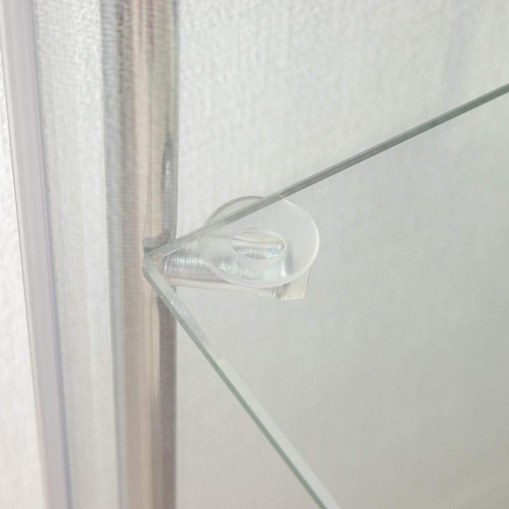 Футляр для коллекционной фигурки Fuji Boeki, 3 яруса, ширина x глубина x высота 86 см, коричневое закаленное стекло, полностью стеклянная сборка, продукт 96049 42,5 36,5