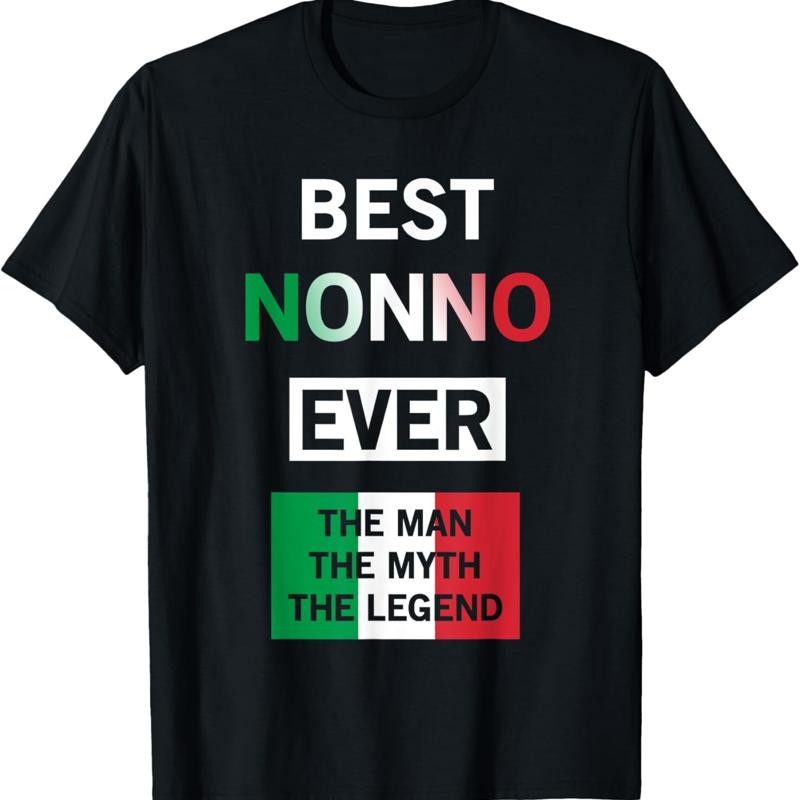 Best Nonno Ever Italian Grandpa T Shirt