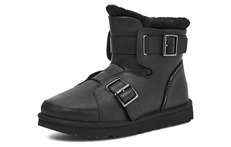 Women's Boots UGG Mini Buckle Short Boots 'Black' Women's