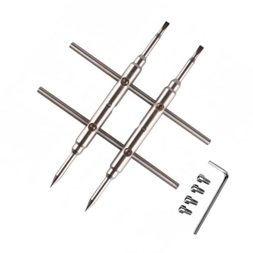 TSUCIA Crab Wrench, Lens Opener, Stainless Steel Camera Lens Repair Tool, Adjustable 10-115mm