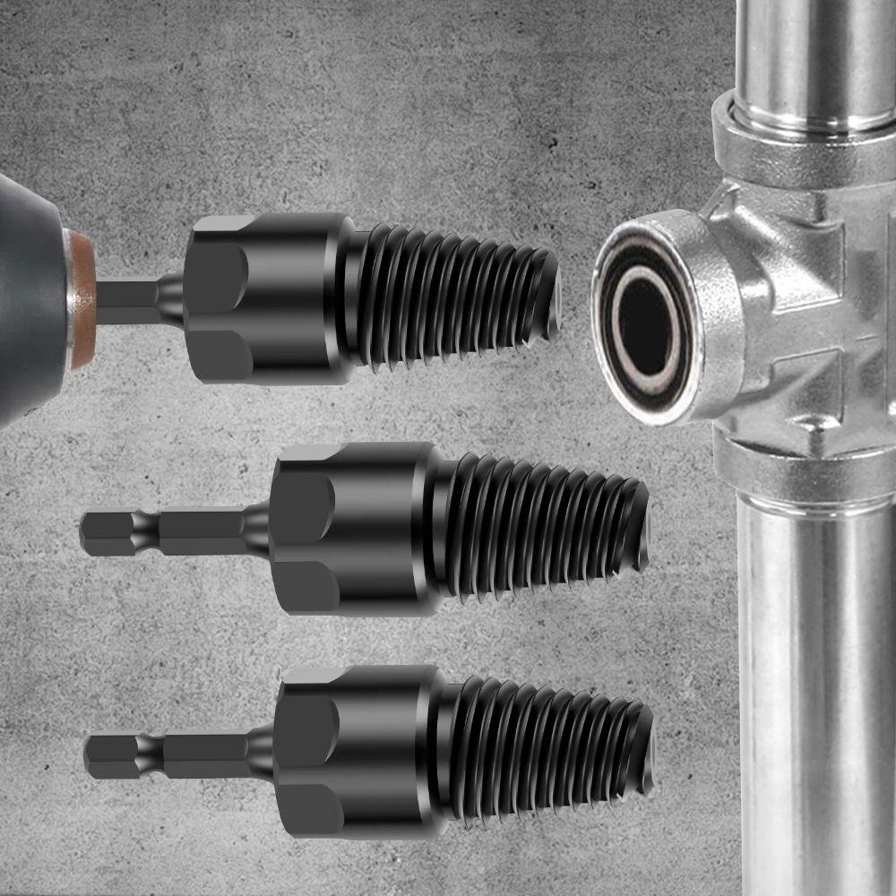 Извлекатель сломанных винтов 1/4 дюйма и 1/2 дюйма, нескользящий клапан для извлечения болтов труб