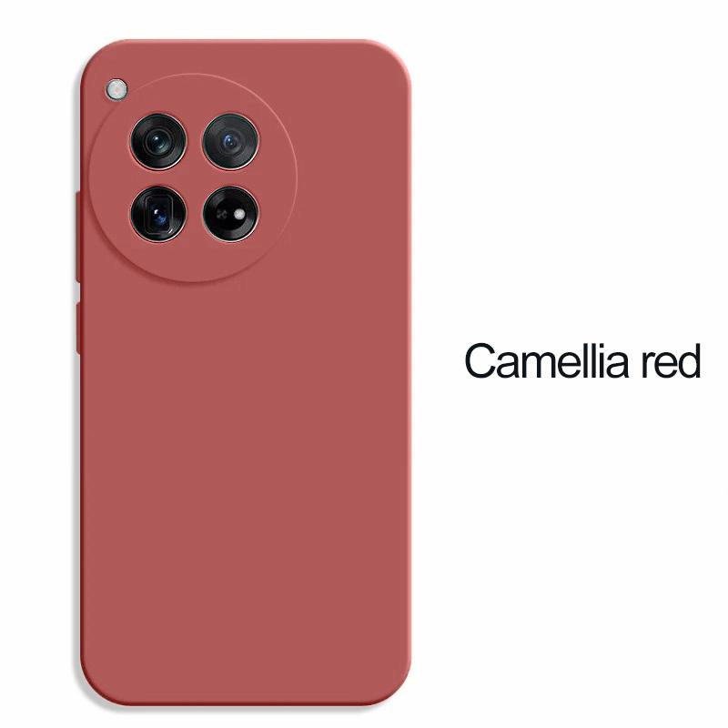 Для OnePlus 12 Чехол Противоударный квадратный жидкий силиконовый мягкий чехол для OnePlus 12 One Plus 12 OnePlus12 5G Чехол для телефона Coque Fundas