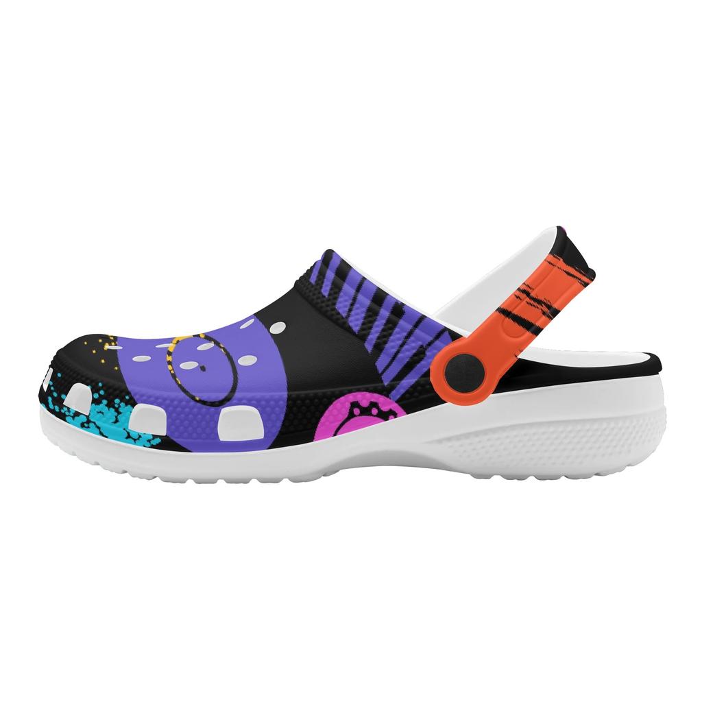 Colorful EVA Garden Shoes Women Men Printed Breathable Slip On Clogs Lightweight Beach Pool Bathroom Sandals Summer Daily Wear