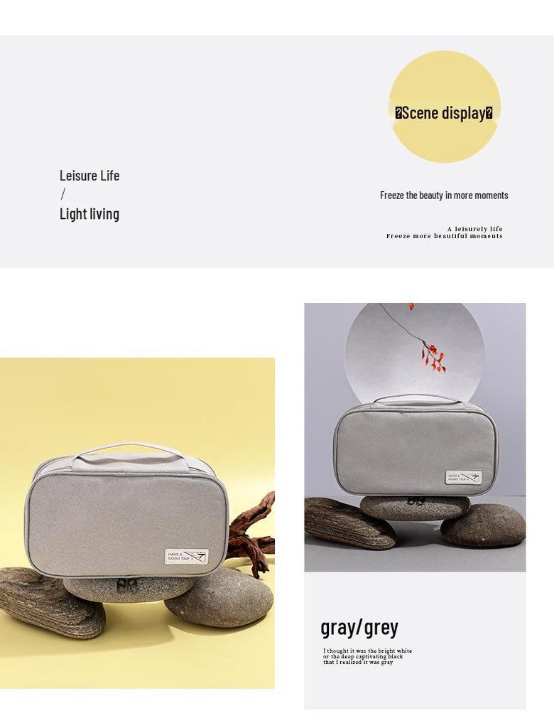 Портативная дорожная сумка для хранения нижнего белья и носков