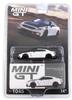Sunrich MINI GT Nissan Nismo 2024 Brilliant White Pearl Готовая модель 1/64 GT-R (Левый руль) MGT01045-BL