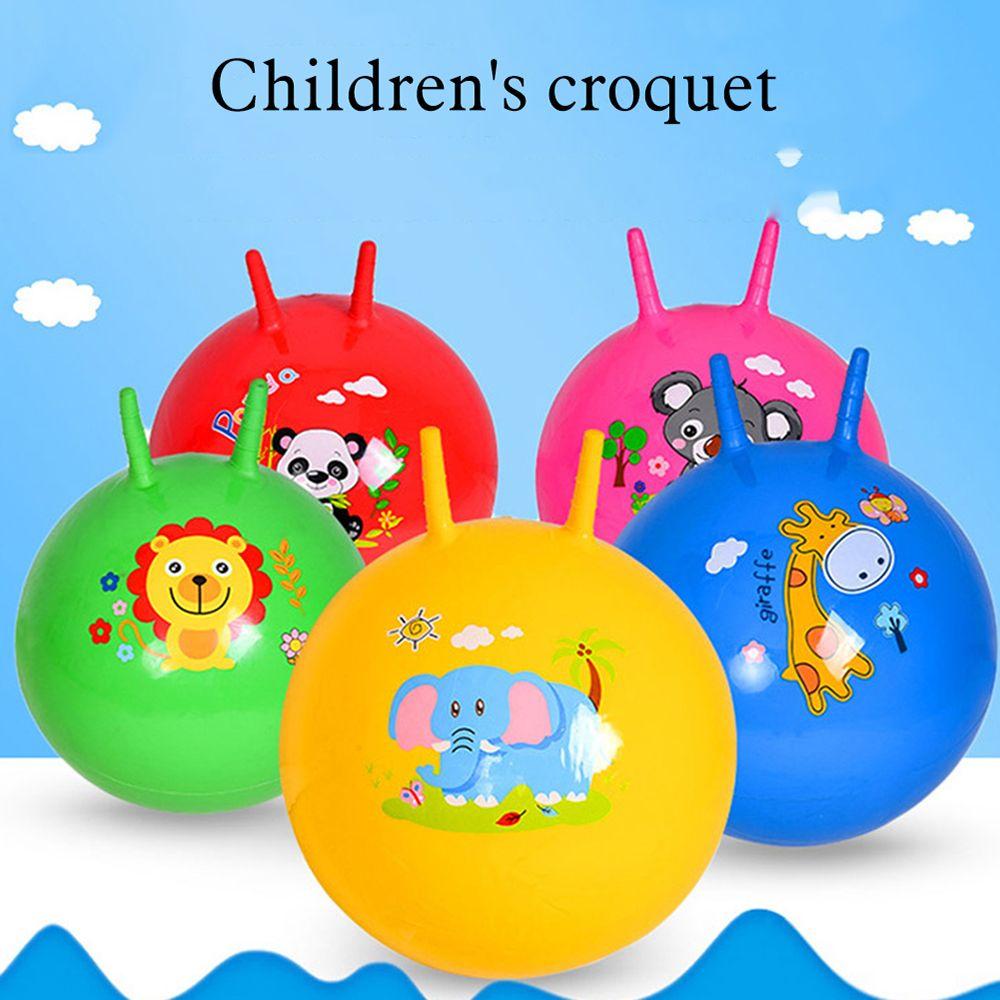Children Kindergarten Outdoor Sports Inflatable Toys Kids Space Hopper Bouncing Balls Hop Ball