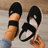 Women's Flip Fur Fashion Sandals Comfortable Wedge Heel Platform Sandals