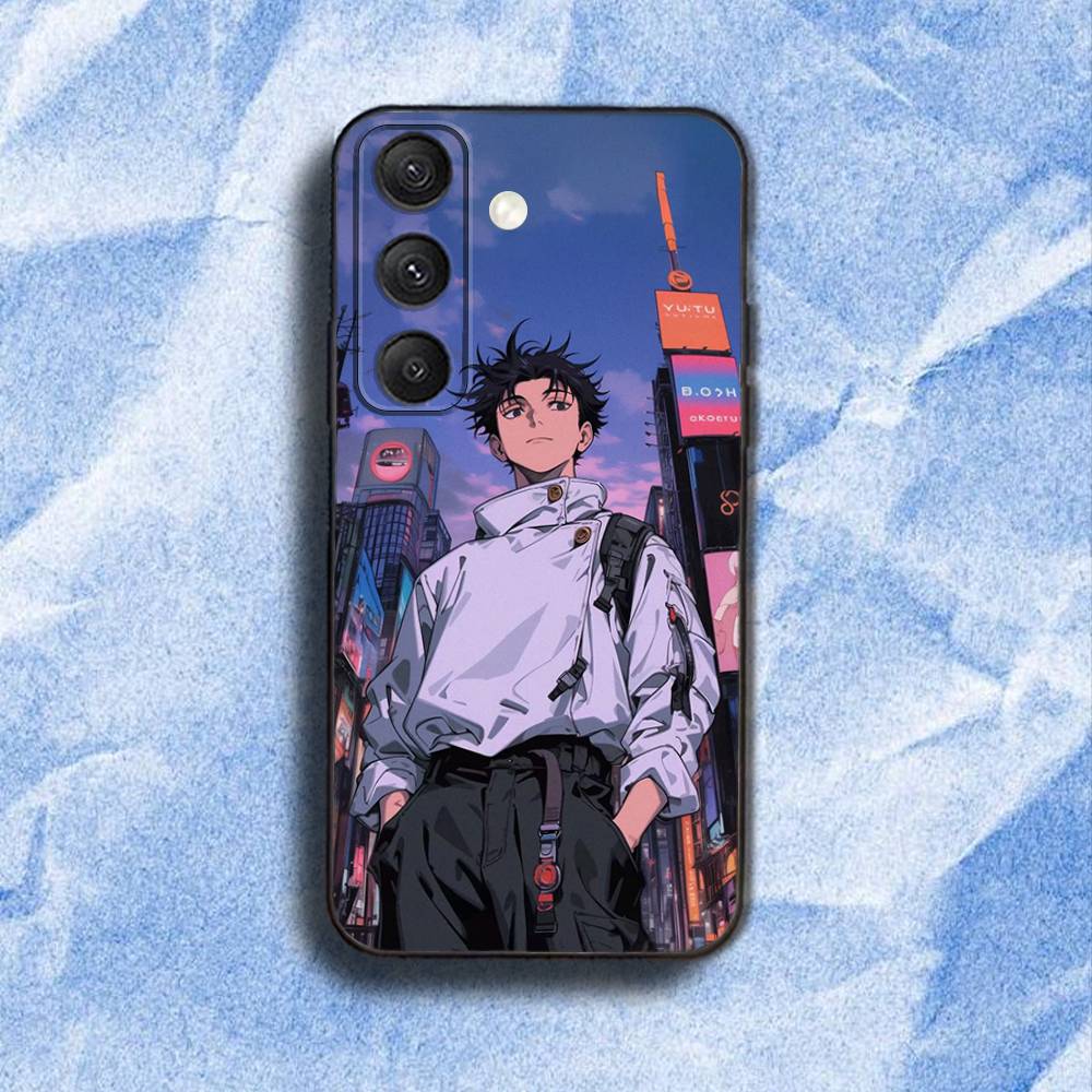 O-Okkotsu YutaS Phone Case For Samsung S 25,24,23,22,30,21,10,9,Ultra,Plus,Lite,FE,4,5G Black Soft Case