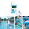 100Pcs/Bottle Pool Cleaning Effervescent Chlorine Tablets Cage Disonfectant