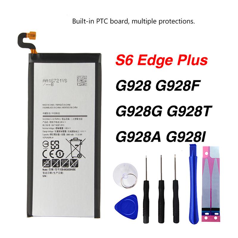Оригинальный аккумулятор высокого качества EB-BG928ABE для Samsung GALAXY S6 SM-G9280 G928F G9287 G928V 3000 мАч