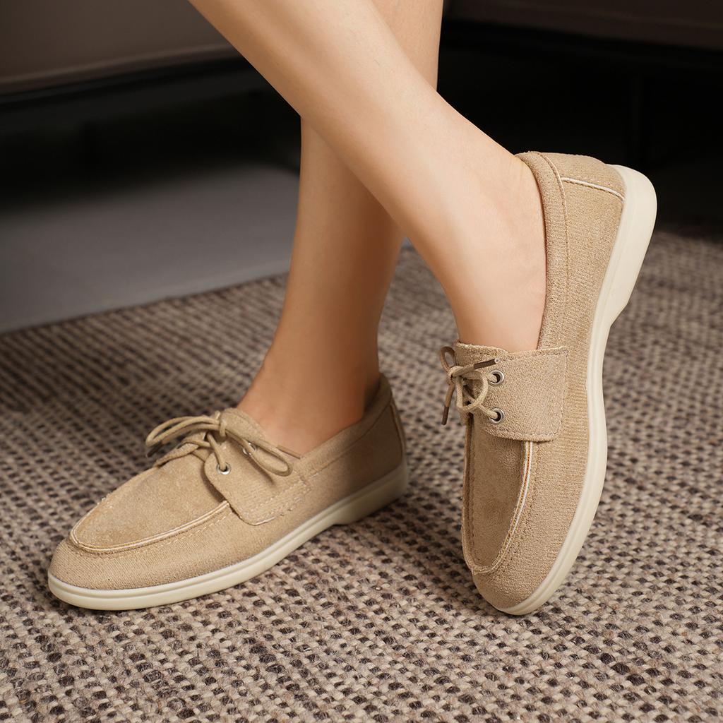 Soft Sole Large Size Shoes Spring and Autumn Casual Doudou Shoes Lazy Shoes Non-slip Comfortable Single Shoes Versatile