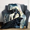 1pc Batman full moon Flannel Blanket Soft Warm Throw for Home, Office, Travel, All-Season Cozy Bedding Gift L1449