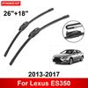 2 PC Car Wiper for Lexus ES350 2013-2017 26" + 18" Front Wiper Blades Brushes Cutter Accessories 2013 2014 2015 2016 2017