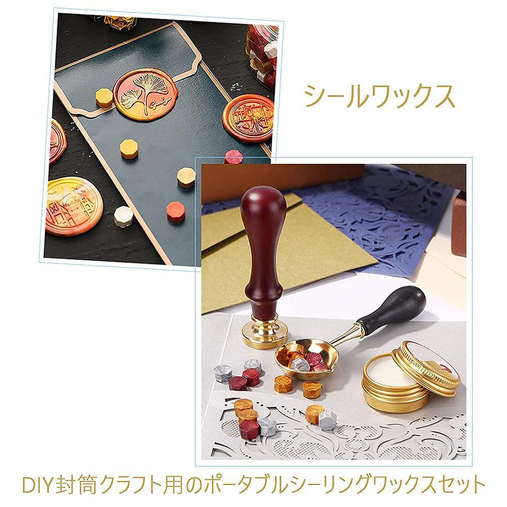 Sealing Stamps Sealing Wax Kit Wedding Invitation Decorative Wax Dipping Pot Set Stamping Plates Packaging Craft