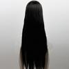 Парик для косплея аниме, волосы Kakegurui Yumeko Jabami, термостойкие синтетические волосы, длинные прямые, черные, серые, парик для косплея