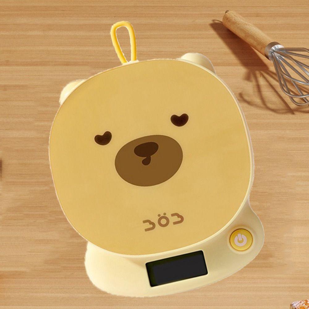 Plastic Digital Food Scale Portable Weighing Machine Kitchen Scale Precise Weight Measuring