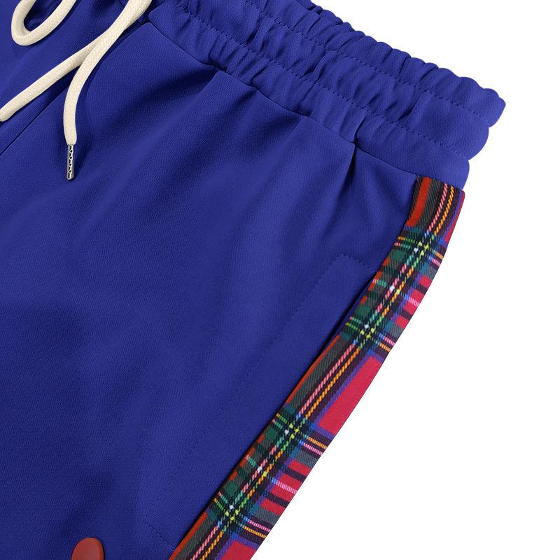 Повседневные спортивные штаны средней талии с карманами для мужчин, длинные брюки для отдыха с винтажным клетчатым принтом, мужские свободные брюки на шнурке, уличная одежда