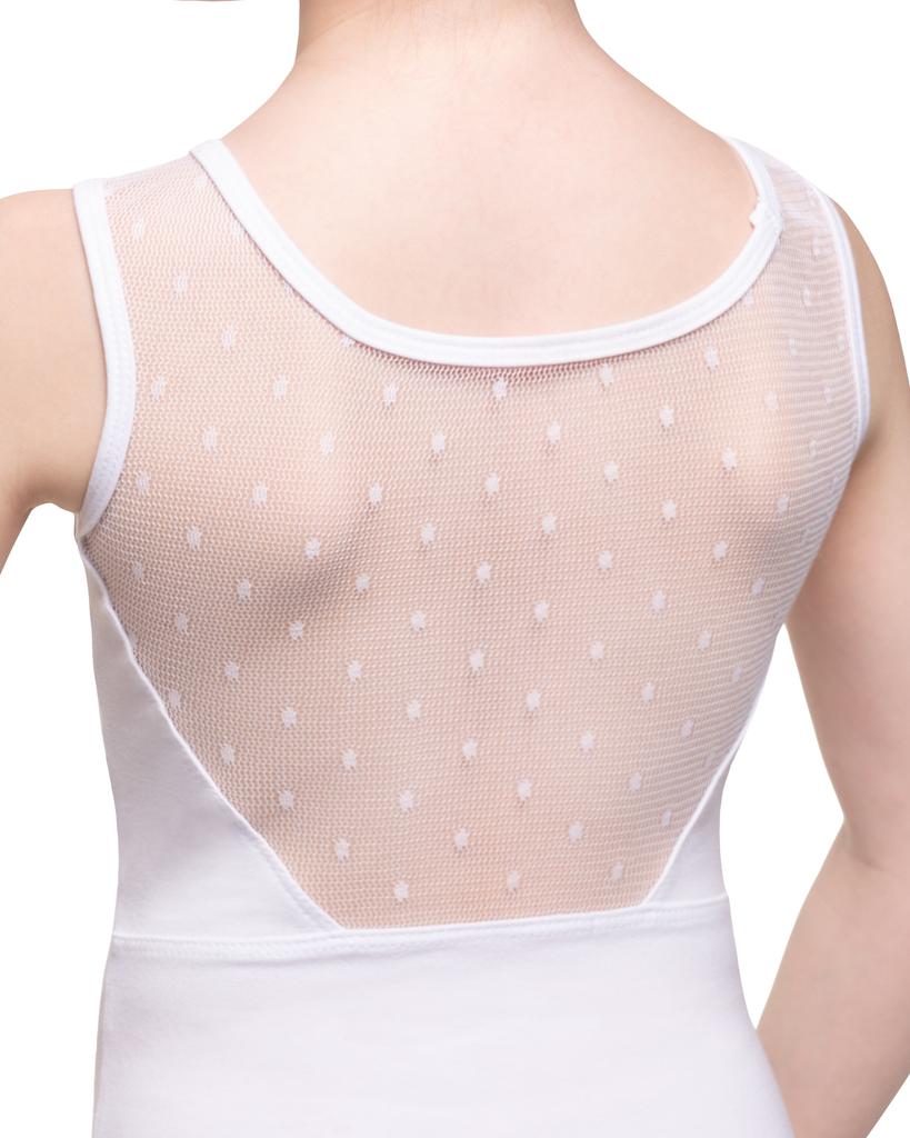Body Sybilla Baletowe Do Tańca Gimnastyki Rytmiki Białe 98/104