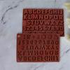 English Alphabet Mold Silicone Molds Pastry Letter Number Candy Cookies Jelly Ice Cream Cake Decoration Soap Candle Making Bar