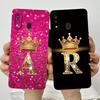Phone Case for Samsung A20 a205 Galaxy a207 A20s Soft Silicone Crown Letters Back Cover for Samsung A20 A 20s A30 Bumper Shells
