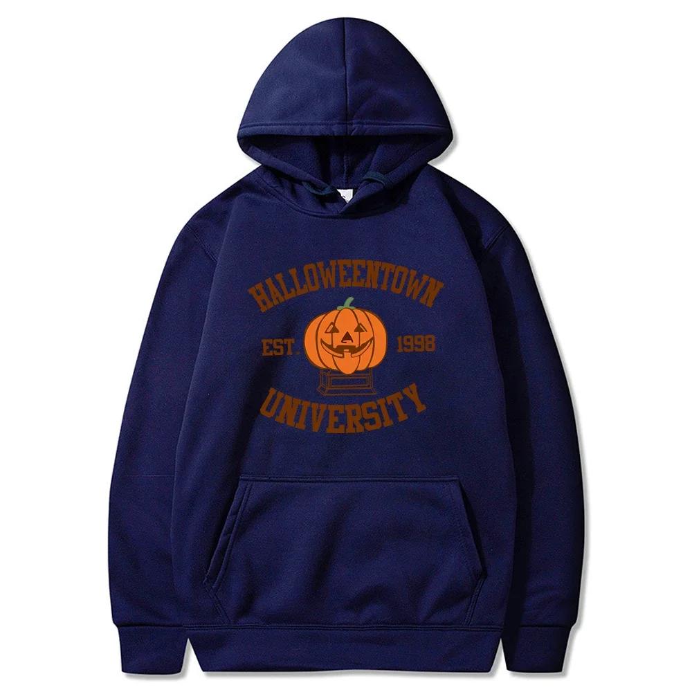 Halloweentown Hoodie Halloweentown Est 1998 Пуловер Vintage Halloween Town Осенний свитер унисекс Trendy Halloween Party Hoodies