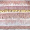 2Meters Leather Pink Ostrich Feather Trims Fluffy Turkey Feather Boas Goose Plumas Fringe Ribbon for Needlework and Handicrafts
