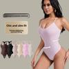 Боди с Т-образной спинкой для формирования фигуры Утягивающее белье для подтяжки ягодиц и живота Бесшовное облегающее корректирующее белье для похудения