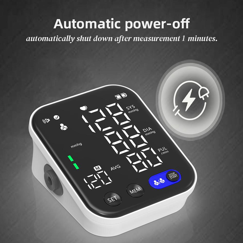Мониторы артериального давления для домашнего использования — манжета на плечо, светодиодный экран с подсветкой, цифровой монитор АД