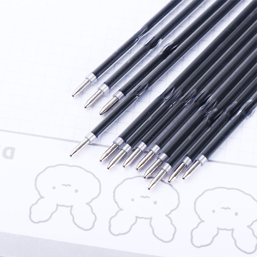 Красный 0,7 мм черный сменный стержень для офисной ручки, ручка для письма, шариковая ручка, ручка-роллер