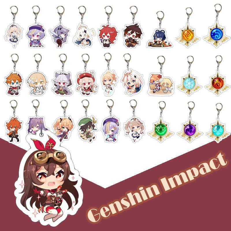 Яркий мультяшный брелок со сплавной силиконовой цепочкой для детей и фанатов