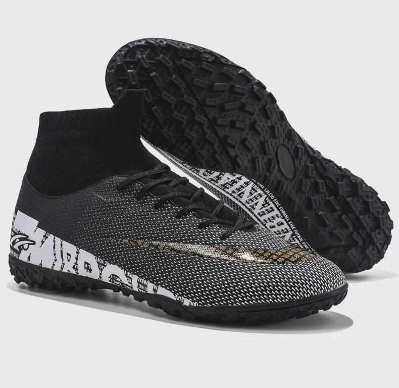 24 новых футбольных кроссовок с высоким верхом для мужчин и женщин: Подходит для AG, TF, студентов и взрослых; Идеально подходит для спортивных тренировок. Горячая распродажа!