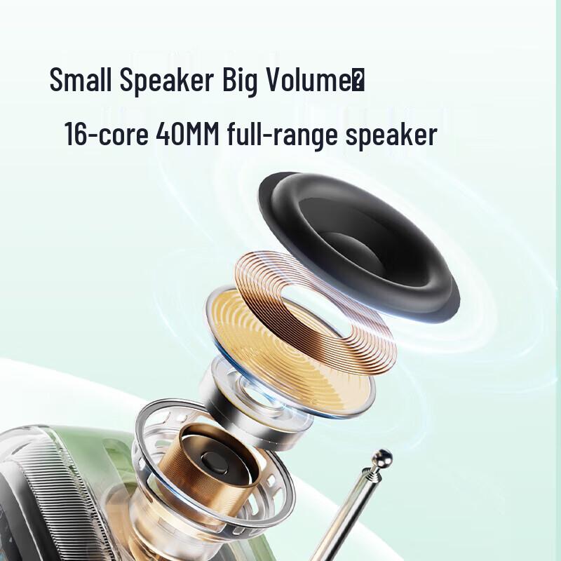 DianYin Tiivoo-2 Retro Mini TV Bluetooth Speaker