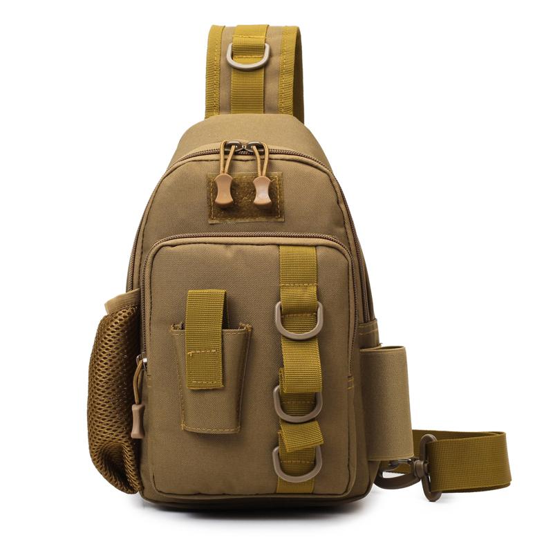 Новая нагрудная сумка Luya, многофункциональная, для активного отдыха, спорта, досуга, тактическая, из холста, сумка кроссбоди, водонепроницаемая, портативная, сумка для хранения удочек
