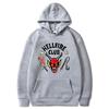 Mens Hooded Sweatshirt Loose Fit Trendy Print Casual Sportswear