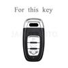 Чехол для ключей от машины из ТПУ с 3 кнопками для A4 A5 A6 A7 A8 Q8 Q5 S6 S7 S5 S4 RS6 RS7, защитная крышка с умным входом без ключа