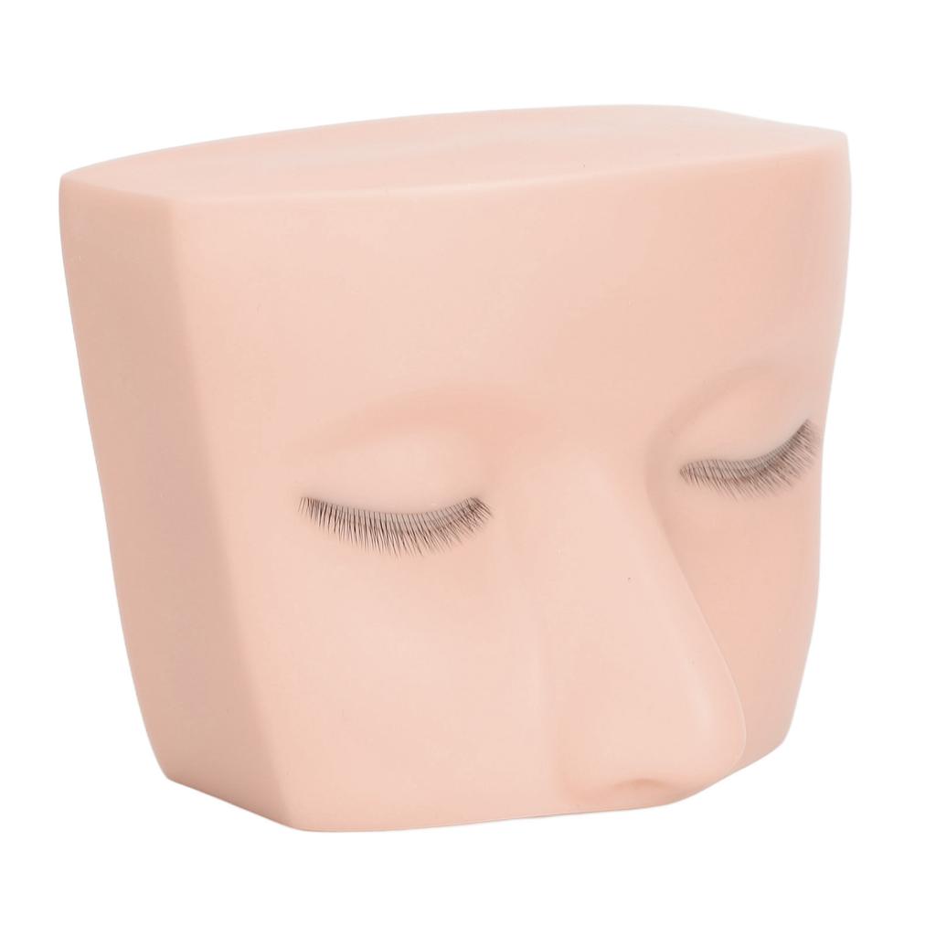 Голова манекена для ресниц, эластичная, реалистичная, 3 слоя, ресницы, голова манекена для практики для начинающих