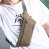 Canvas Fit Waistpack Мобильный поясной рюкзак мужской спортивный на открытом воздухе для отдыха на бега Защита от кражи Ультратонкий Невидимый