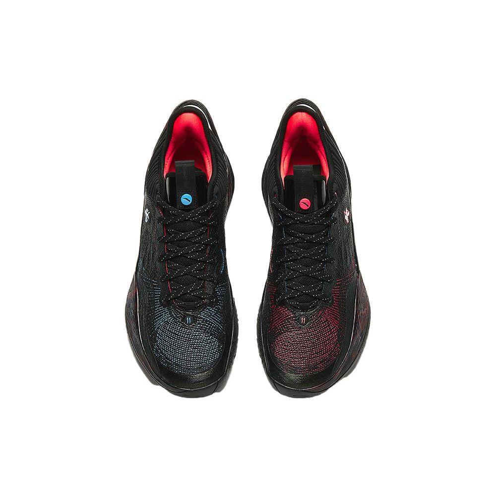 Anta Баскетбольные кроссовки Three Points Rain 1-го поколения Dark Flame Ice And Fire Fabric Yin Yang с амортизацией, дышащие, с низким верхом 912341102-1