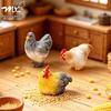 Высококачественная миниатюрная кукла-петушок - Декоративный элемент для DIY микро-ландшафта