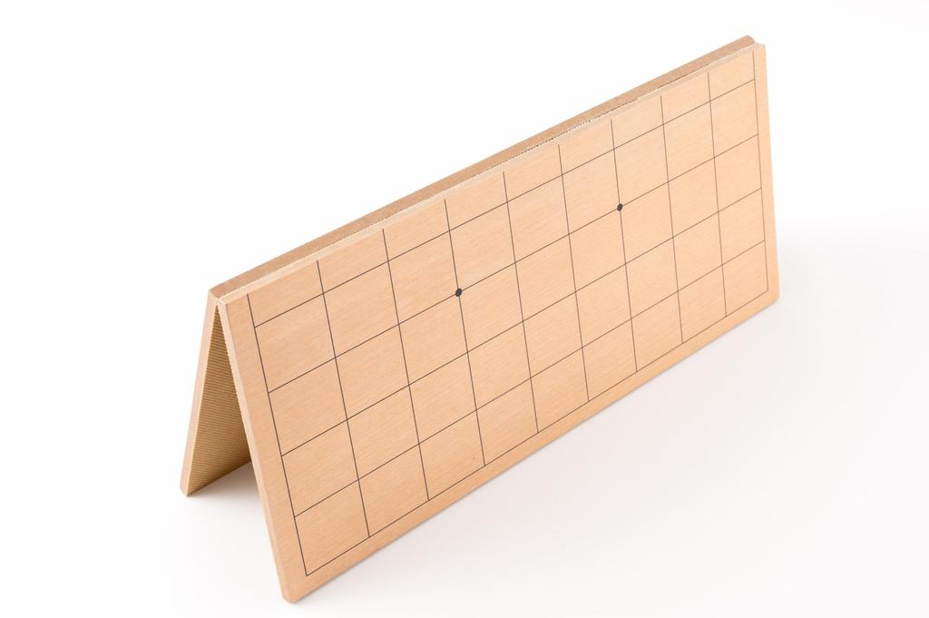 Gentosha Wooden Shogi Board Shogi Ages Set, Game, Board, Foldable, 6+