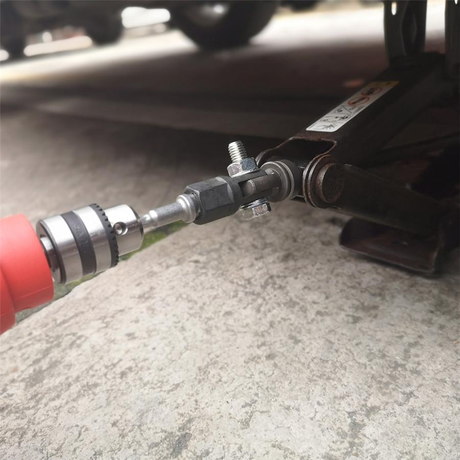 Новый адаптер и гнездо для домкрата Scissor для ударных дрелей с приводом 1/2" или гаечного ключа с гайкой 13/16"