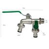 Garden Tools Brass Water Faucet 1/2" Outside & Inside Used Easy Turn On/Off Lever Handle Watering Supply Taps Ball Valve