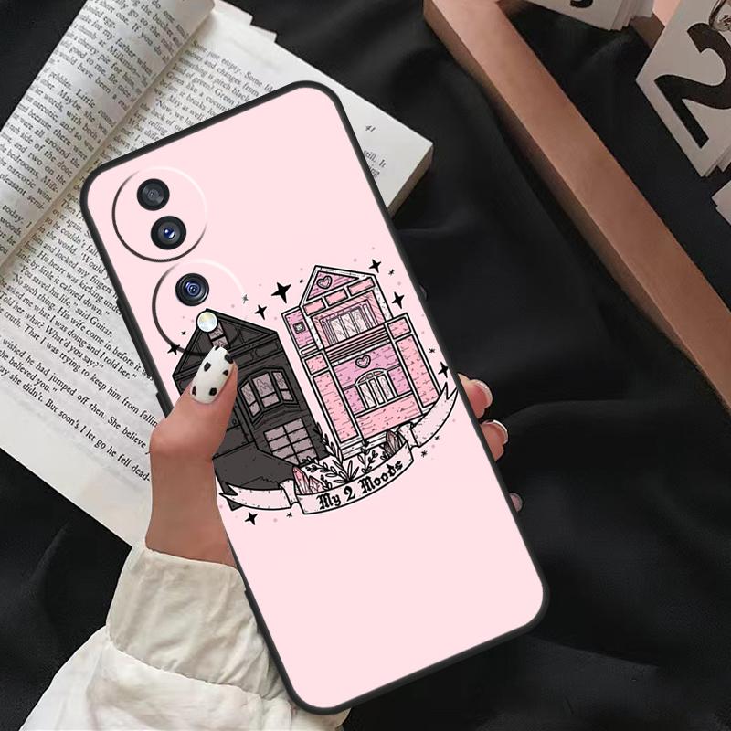 Девчачий Пастельный Ведьма Гот Узор Для Honor Magic 7 Lite 6 8 Pro Чехол Для Honor 200 400 50 70 90 X8c X8b X9a X9b X9c X9d Win RT